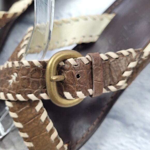 Henry Beguelin Brown Leather Slides size 35 - Picture 7 of 12